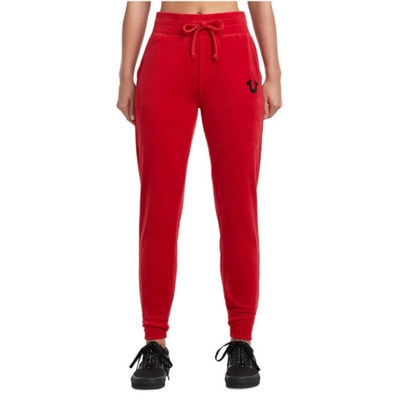 True Religion Pants - TRUE RELIGION Velour Track Pants Large
